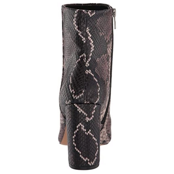 Vince Camuto Leather Snake Heeled Ankle Boots NEW - Picture 5 of 8